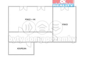 Pronájem bytu 2+kk, Chomutov, Klostermannova, 100 m2