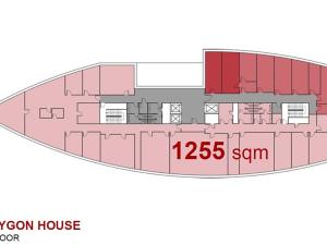 Pronájem kanceláře, Praha - Nusle, Doudlebská, 1255 m2