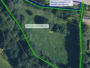 Prodej pozemku pro bydlení, Stará Paka - Ústí, 3337 m2