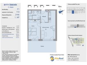 Prodej bytu 2+kk, Olomouc, Třída Jiřího Pelikána, 48 m2