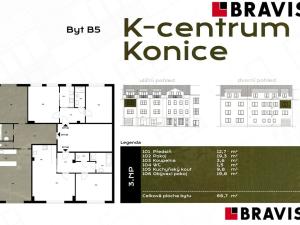 Prodej bytu 2+kk, Konice, 67 m2