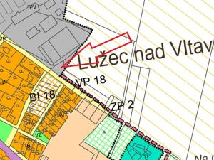 Prodej pozemku pro komerční výstavbu, Lužec nad Vltavou, 2441 m2