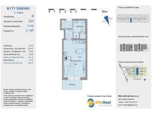 Prodej bytu 1+kk, Olomouc, Třída Jiřího Pelikána, 33 m2