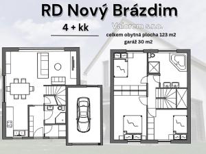 Prodej rodinného domu, Brázdim, 123 m2