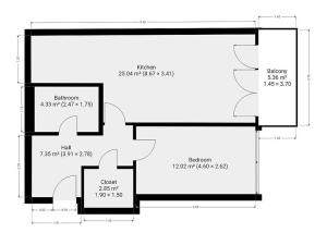 Pronájem bytu 2+kk, Praha - Chodov, Drahňovická, 58 m2
