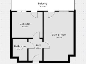 Pronájem bytu 2+kk, Praha - Žižkov, Olgy Havlové, 46 m2