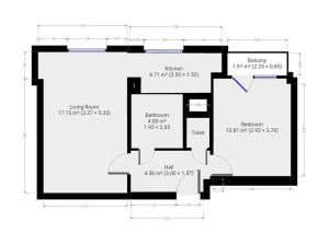 Pronájem bytu 2+1, Praha - Hlubočepy, Devonská, 43 m2