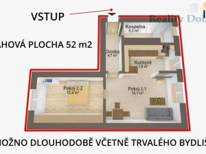 Pronájem bytu 2+kk, Opava, Masařská, 51 m2