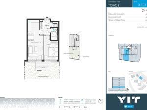 Prodej bytu 2+kk, Praha - Chodov, Komárkova, 50 m2