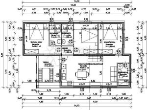 Prodej rodinného domu, Kringa, Chorvatsko, 100 m2