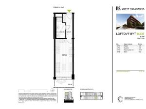 Prodej bytu 1+kk, Praha - Vysočany, Kolbenova, 32 m2