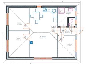 Prodej rodinného domu, Píšťany, 69 m2