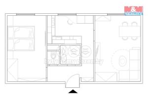 Prodej bytu 2+1, Český Těšín, Frýdecká, 52 m2