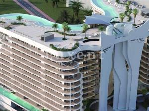 Prodej bytu 1+kk, Hampton by Hilton Marjan Island, Spojené arabské emiráty, 37 m2