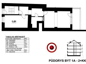 Prodej bytu 2+kk, Velké Meziříčí, 59 m2