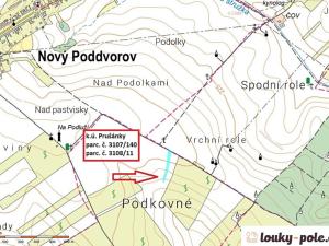 Prodej zemědělské půdy, Nový Poddvorov, 38379 m2