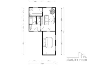 Prodej bytu 2+1, Břeclav - Poštorná, Hlavní, 50 m2