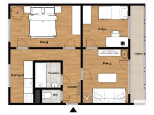 Pronájem bytu 3+1, Pardubice, Lidická, 65 m2