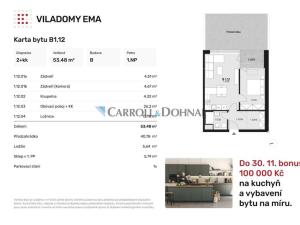 Prodej bytu 2+kk, Ostrava - Slezská Ostrava, U Hájenky, 53 m2