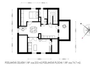 Prodej rodinného domu, Praha - Lhotka, Novodvorská, 210 m2