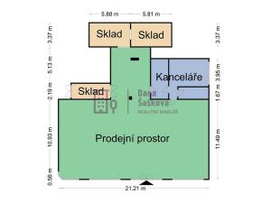 Pronájem obchodního prostoru, Jindřichův Hradec - Jindřichův Hradec II, Miřiovského, 401 m2