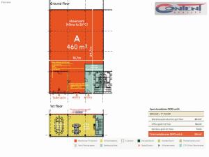 Pronájem skladu, Ostrava - Hrabová, Krmelínská, 460 m2