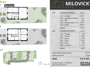 Prodej rodinného domu, Milovice, 138 m2