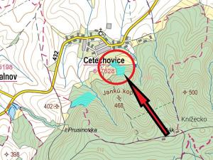 Prodej podílu lesa, Cetechovice, 1478 m2