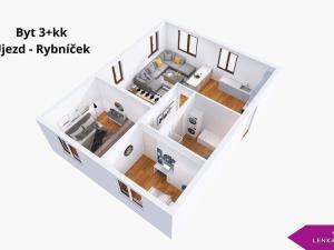 Prodej bytu 3+kk, Újezd - Rybníček, 69 m2