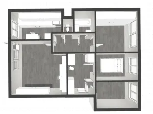 Pronájem bytu 4+1, Brno - Líšeň, Koutného, 77 m2