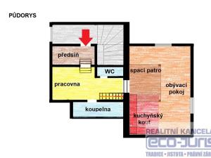 Pronájem bytu 2+kk, Červený Újezd, Hájecká, 76 m2