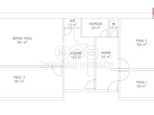 Pronájem bytu 4+kk, Strakonice - Strakonice I, Palackého náměstí, 122 m2