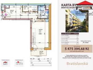 Prodej bytu 1+kk, Brno - Zábrdovice, Bratislavská, 38 m2