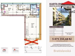 Prodej bytu 1+kk, Brno - Zábrdovice, Bratislavská, 38 m2