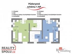 Prodej bytu 3+kk, Bedřichov, 76 m2