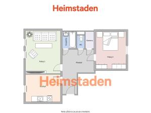 Pronájem bytu 2+1, Havířov - Město, Mírová, 63 m2
