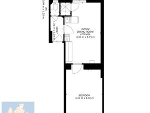 Pronájem bytu 2+kk, Praha - Košíře, Lovčenská, 37 m2