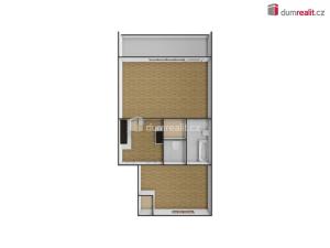 Pronájem bytu 2+kk, Praha - Smíchov, Vrázova, 48 m2