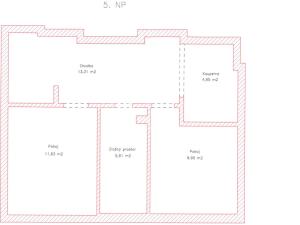 Pronájem bytu 3+kk, Praha - Vinohrady, Velehradská, 97 m2