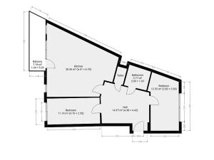 Pronájem bytu 3+kk, Praha - Motol, Jeřabinová, 74 m2