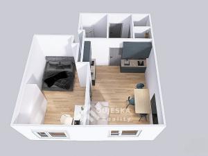 Pronájem bytu 2+kk, Boskovice, Masarykovo náměstí, 48 m2