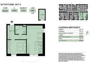 Prodej bytu 2+kk, Chvaletice, V Telčicích, 52 m2