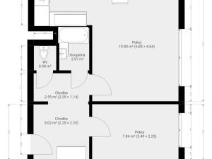 Pronájem bytu 2+kk, Brno - Židenice, Bořetická, 40 m2