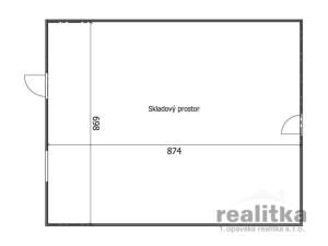 Pronájem skladu, Opava - Předměstí, U Opavice, 61 m2