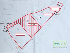 Prodej pozemku pro bydlení, Rudolfov, Lesní, 1057 m2