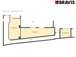 Pronájem obchodního prostoru, Brno, Starobrněnská, 40 m2