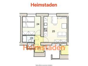 Pronájem bytu 1+kk, Ostrava - Poruba, Jindřicha Plachty, 40 m2