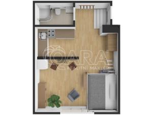 Pronájem bytu 1+kk, Praha - Nové Město, Podskalská, 32 m2