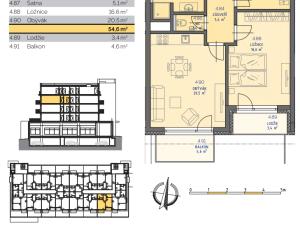 Prodej bytu 2+kk, Kutná Hora, 60 m2