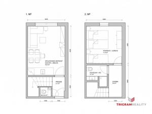 Prodej bytu 2+kk, Černý Důl, 42 m2